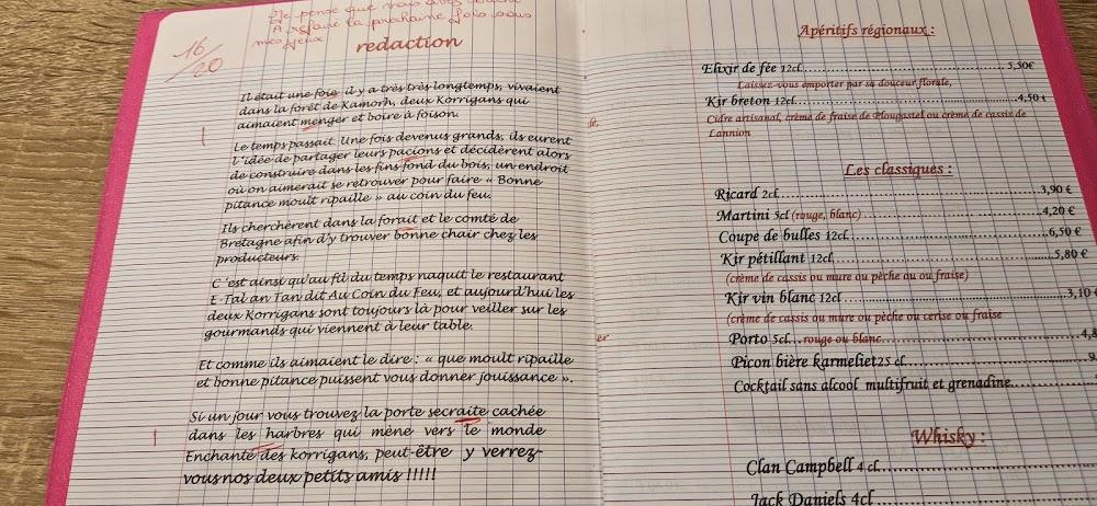 Au Coin Du Feu - Menu Image 3